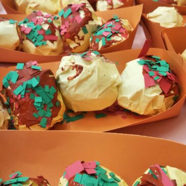 年長さん、お祭り準備☆