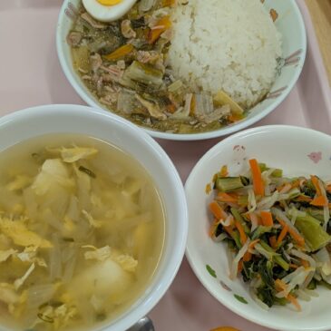 👩‍🍳みんなの野菜で中華丼
