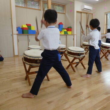 🤗和太鼓練習🥁