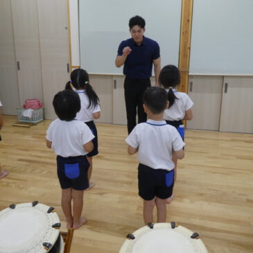 🎵和太鼓指導がありました