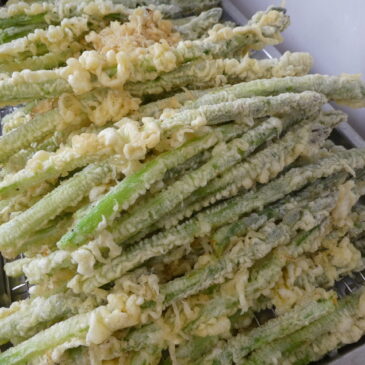 丸ごとアスパラガスてんぷら🍜